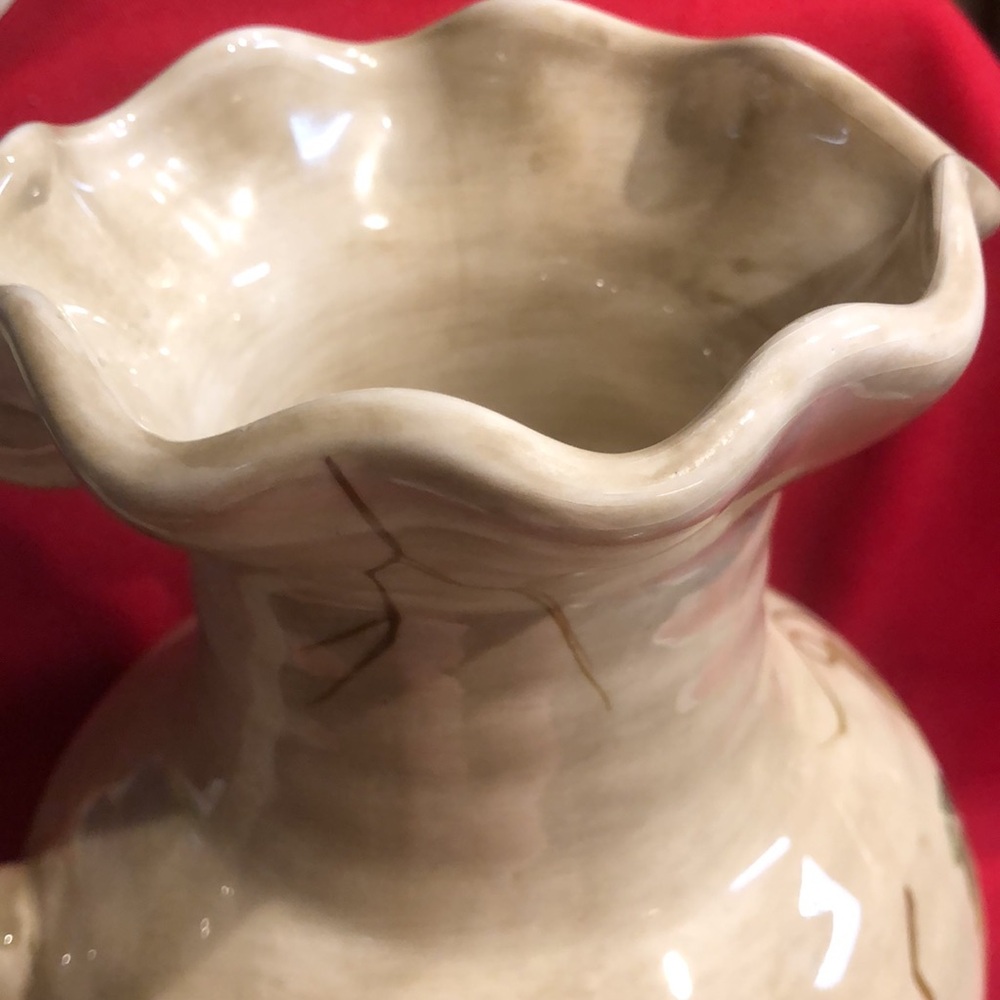 Cabernet Hand Painted Ceramic Pitcher - Picture 4 of 11